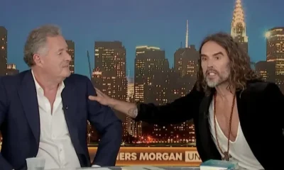 Piers Morgan Says Russell Brand Was Inappropriately Tactile