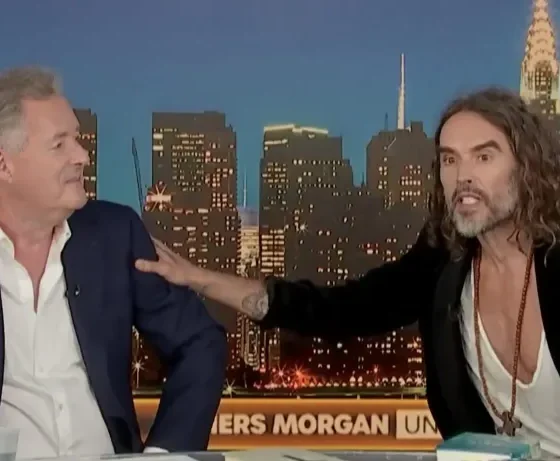 Piers Morgan Says Russell Brand Was Inappropriately Tactile