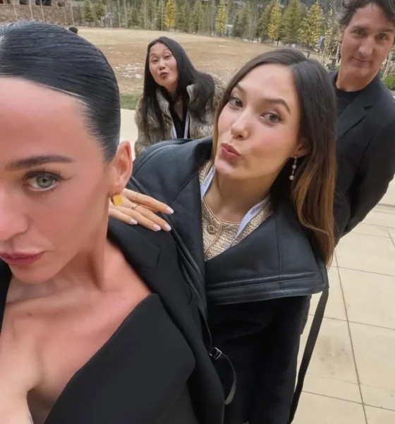 Prince Harry Takes Selfie With Eileen Gu and Justin Trudeau Katy Perry
