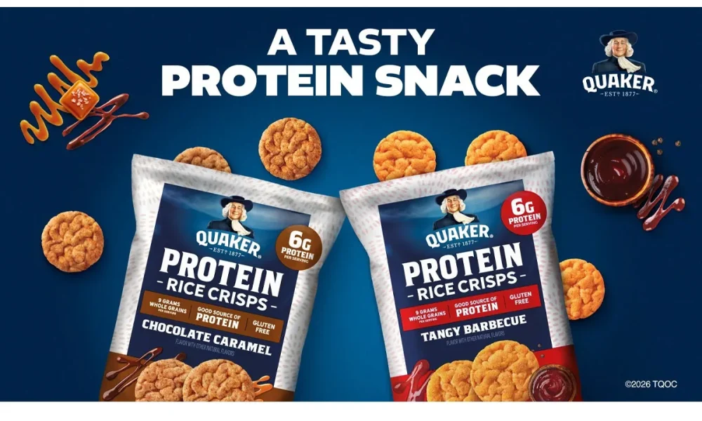 PepsiCo expands Quaker portfolio with Protein Rice Crisps
