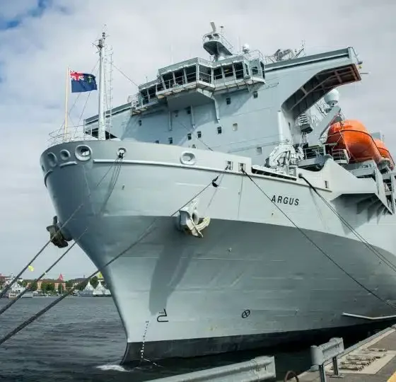 Royal Fleet Auxiliary ship Argus RFA seafarers to strike