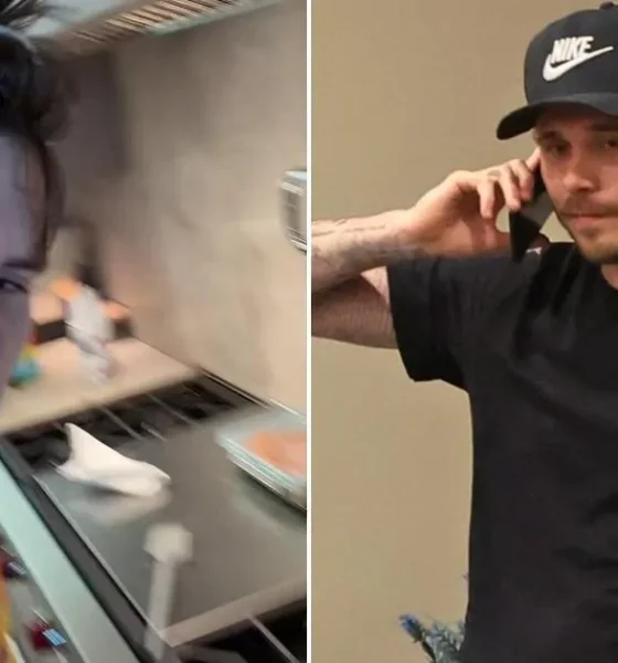 Brooklyn Beckham takes tense phone call after brother Cruz 'throws shade' in new video