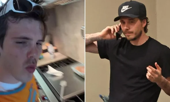 Brooklyn Beckham takes tense phone call after brother Cruz 'throws shade' in new video