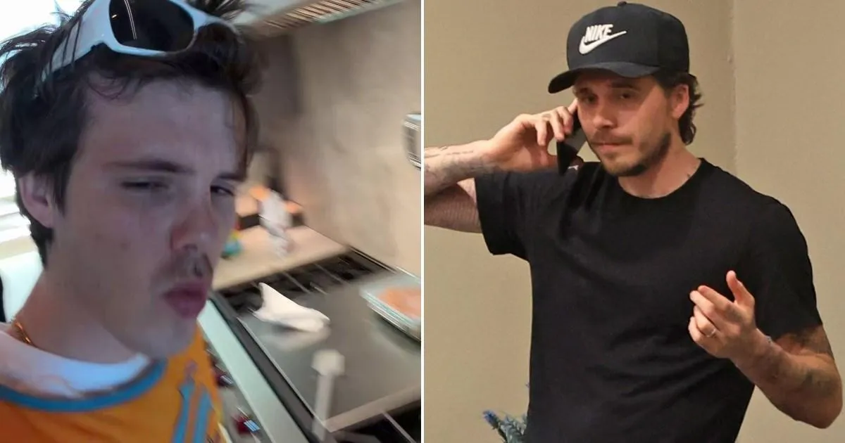 Brooklyn Beckham takes tense phone call after brother Cruz 'throws shade' in new video