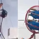 Fairground ride smashes to the ground after cable snaps in Spain | News World