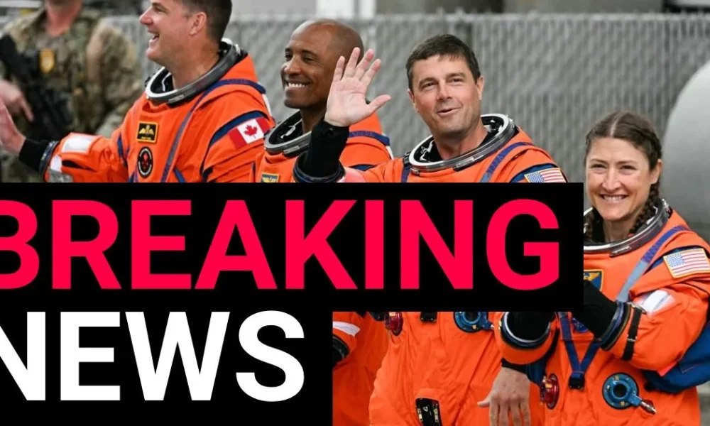 Artemis II astronauts say goodbye to their families before moon launch | News World