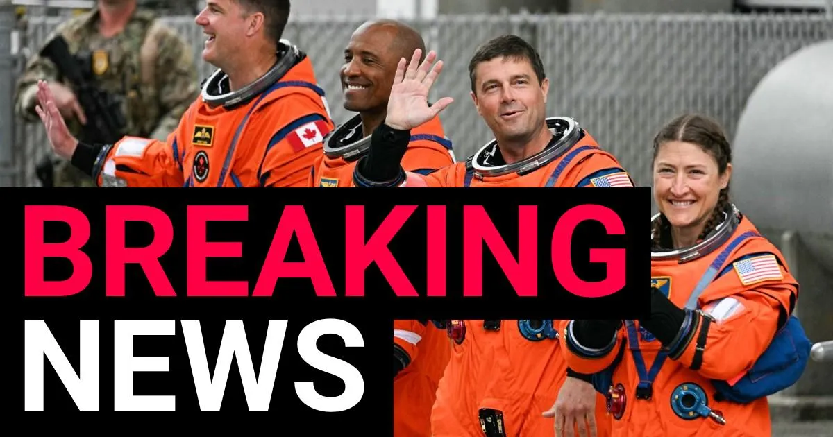 Artemis II astronauts say goodbye to their families before moon launch | News World