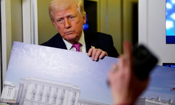 Pausing work on ballroom is a national security risk to Trump, White House says | News US