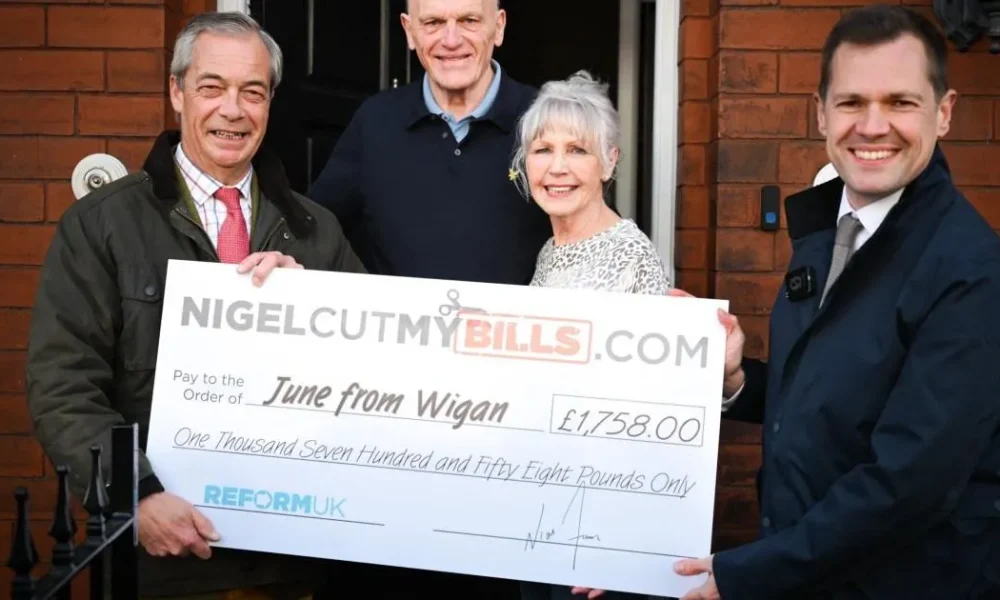 People are complaining to the police over Nigel Farage's 'prize draw' | News UK