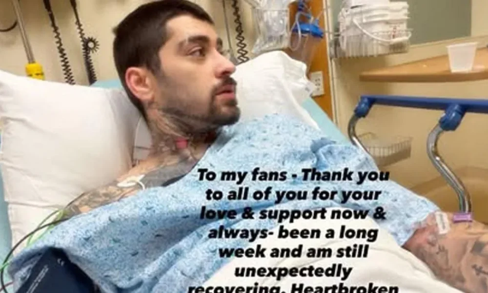 Zayn Malik thanks cardiologists as he reveals hospitalisation after cancelled gig
