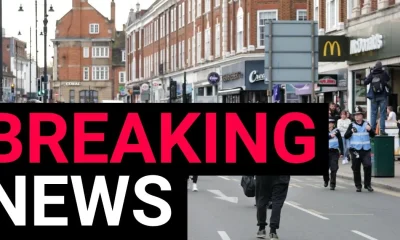 Police pelted with eggs and beer in Epsom protest over 'gangrape allegations' | News UK