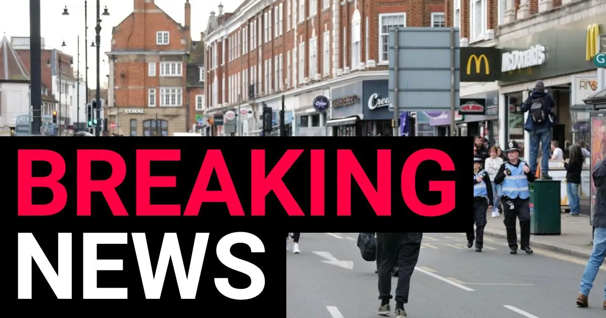 Police pelted with eggs and beer in Epsom protest over 'gangrape allegations' | News UK