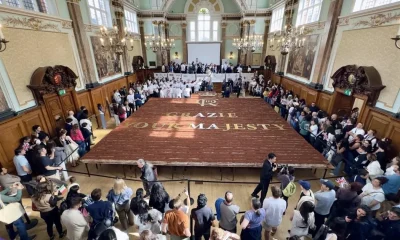 Italian chefs break record for world's longest tiramisu in London | News UK