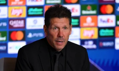 Diego Simeone complains about Arsenal decision after Atletico Madrid draw | Football