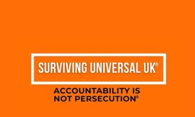 Logo of Surviving Universal UK, hosts of In This Together: A Grassroots Gathering