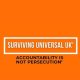 Logo of Surviving Universal UK, hosts of In This Together: A Grassroots Gathering