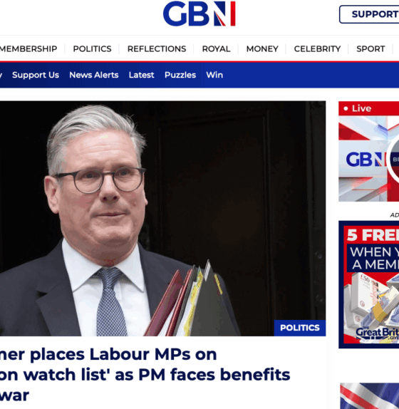 GB News has surged to become the UK’s fourth largest news brand, according to the newly released Reuters Institute Digital News Report 2025, marking a major milestone for the self-styled “People’s Channel”.