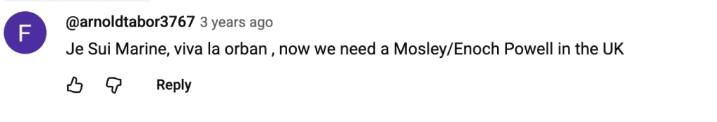 Another Reform candidate has praised Enoch Powell