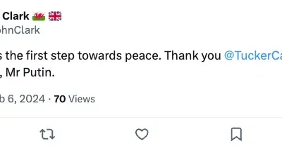 Reform candidate thanks Putin