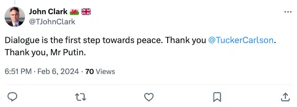 Reform candidate thanks Putin