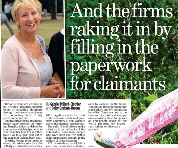 A partial screengrab of the Daily Mail/ Mail on Sunday print article from 12th April 2026