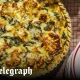 Roast cauliflower, Lancashire cheese and nutmeg tart