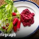 Whipped beetroot dip with radishes recipe