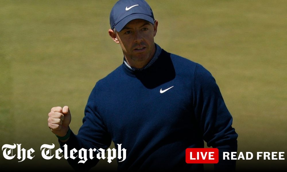 Rory McIlroy in share of Masters lead after picking up where he left off