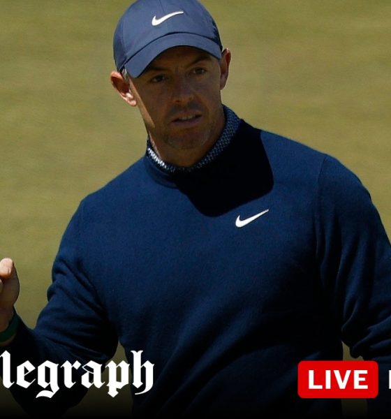 Rory McIlroy in share of Masters lead after picking up where he left off