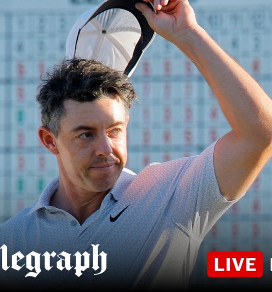 Score and leaderboard from second round at Augusta National