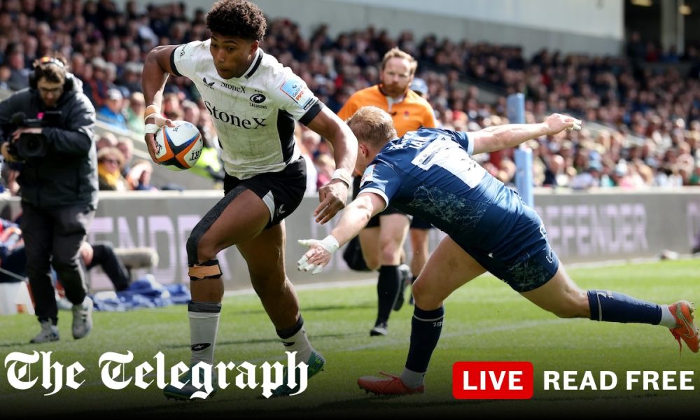 Five-try Noah Caluori inspires Saracens to record victory against Sale