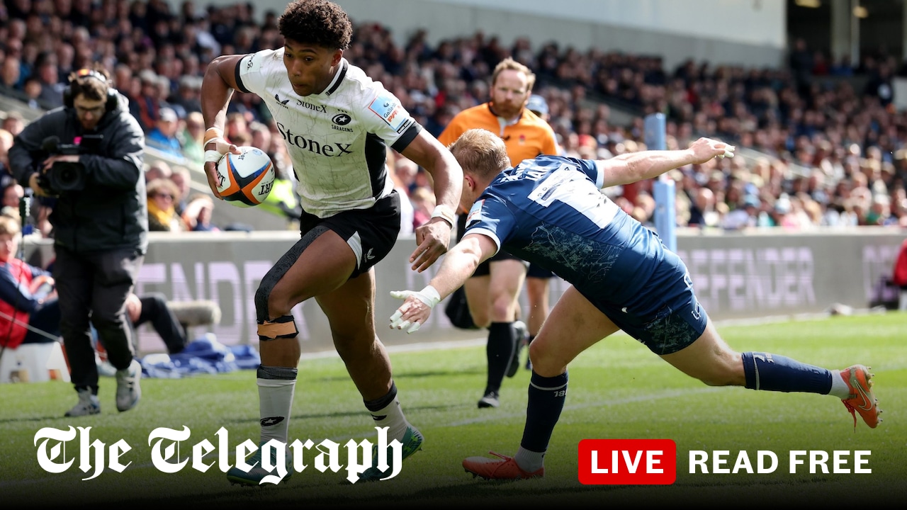 Five-try Noah Caluori inspires Saracens to record victory against Sale