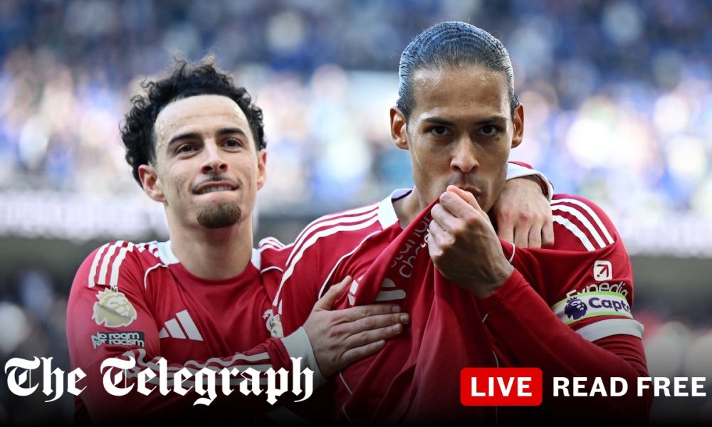 Virgil van Dijk stuns Everton with stoppage-time winner for Liverpool