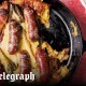 Toad-in-the-hole with leeks and cheese recipe