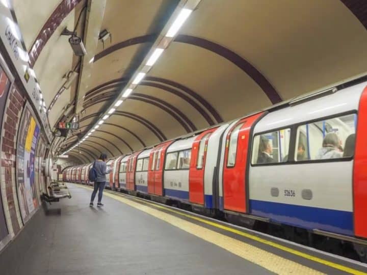 London Underground Tube train RMT Action Against Assaults campaign