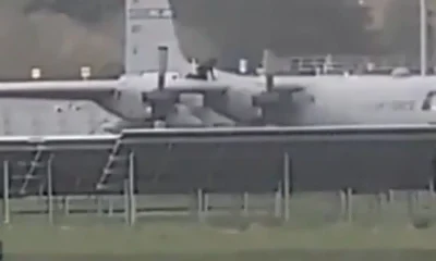 US warplane hammered in Ireland