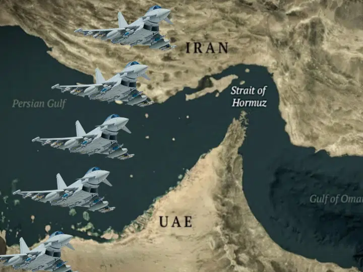 RAF jets over Hormuz