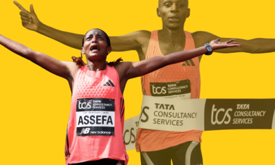 Tigst Assefa and Sabastian Sawe set new record at london Marathon