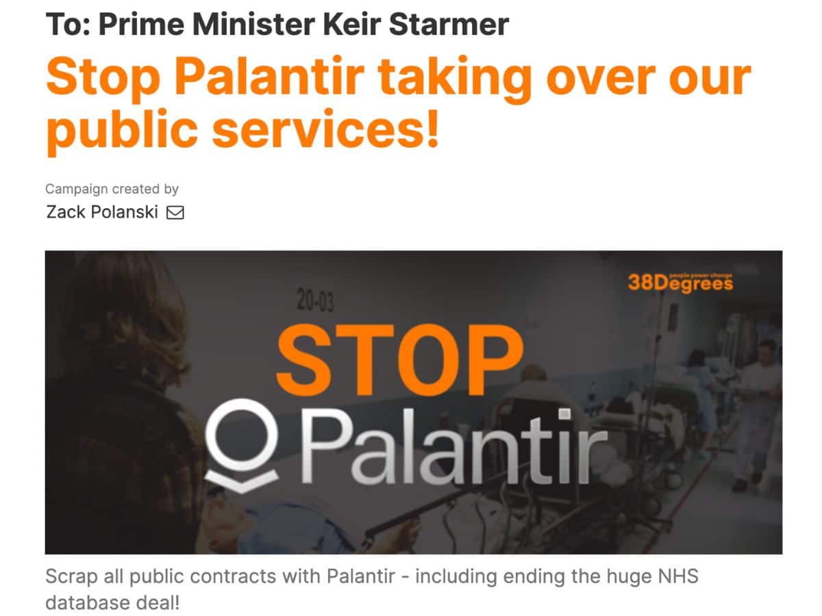 petition to kick firm out of UK gains momentum