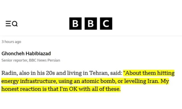 BBC backtrack on Iran nuclear attack quote