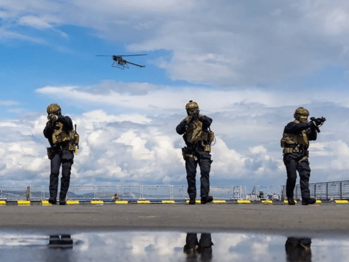 Drone warfare trialled by UK military