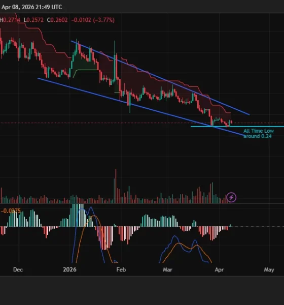 Will Worldcoin price set a new all-time low as descending channel lower boundary converges on $0.24 support? - 1