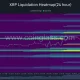 XRP 24-hour liquidation heatmap.
