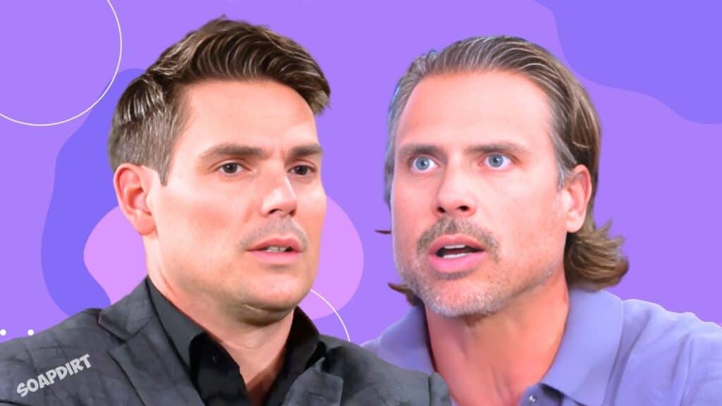 Young and the Restless: Nick Newman (Joshua Morrow) - Adam Newman (Mark Grossman)