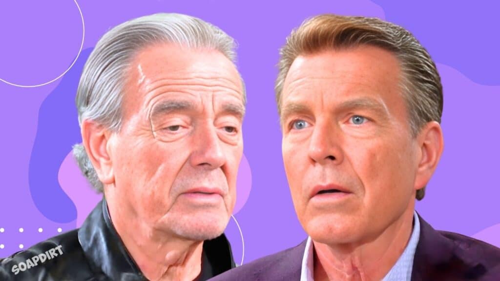 Young and the Restless: Victor Newman (Eric Braeden) - Jack Abbott (Peter Bergman)