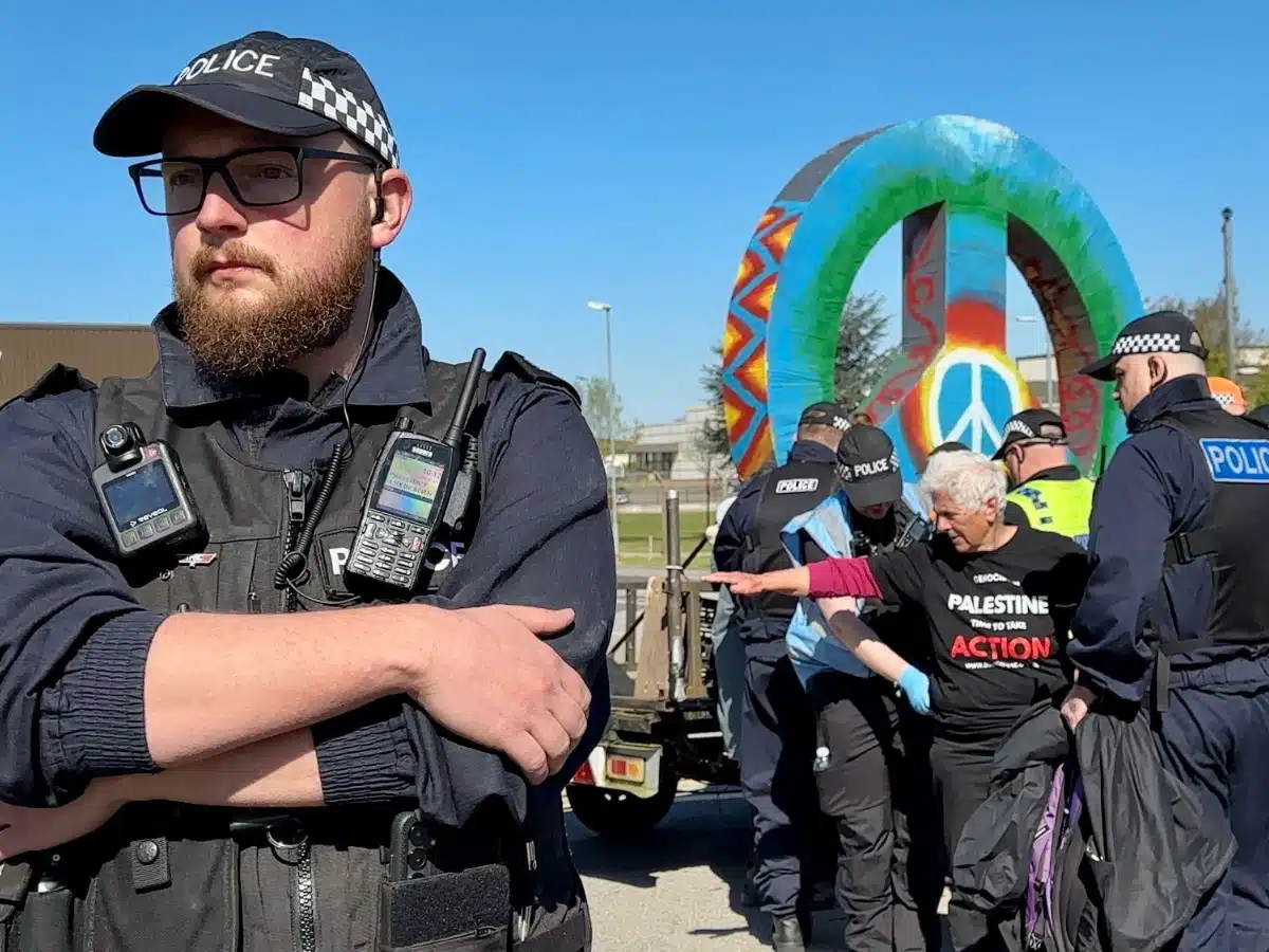 14 arrests at RAF Lakenheath after main gates shut down for 6 hours