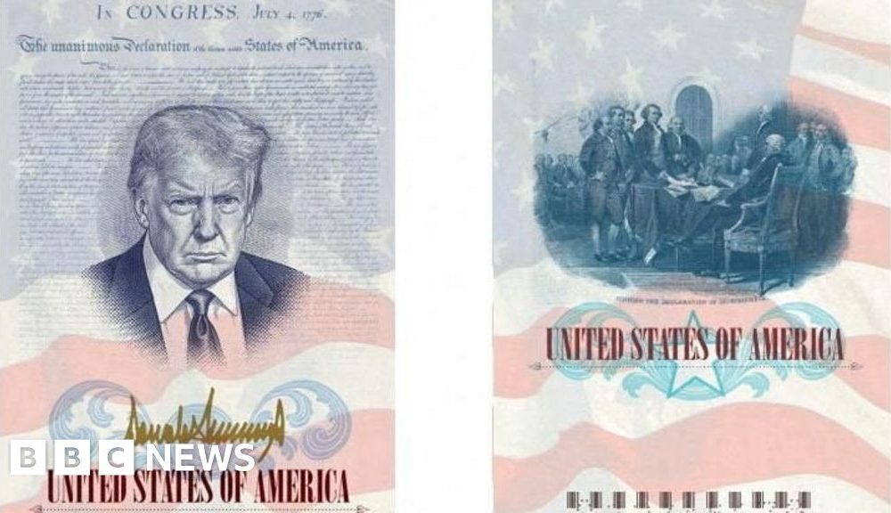 Trump to feature on limited number of commemorative US passports