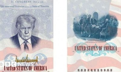 Trump to feature on limited number of commemorative US passports