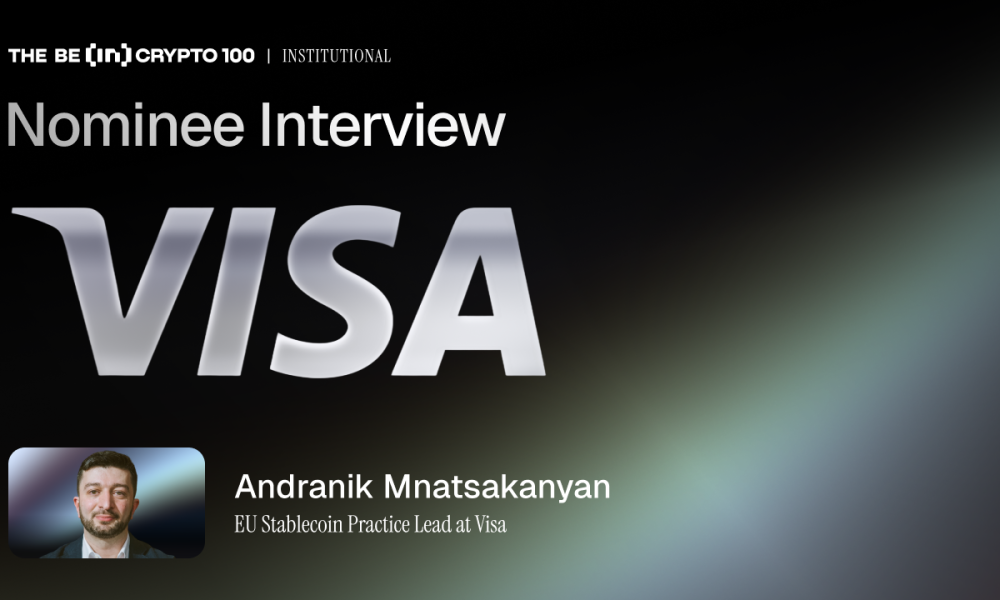 BeInCrypto 100 Institutional Awards Nomination: Visa for Best Stablecoin Infrastructure