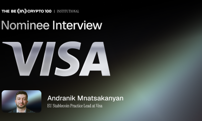 BeInCrypto 100 Institutional Awards Nomination: Visa for Best Stablecoin Infrastructure
